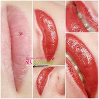 Permanent make up Lippen