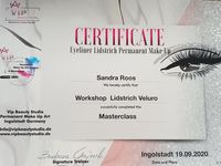 Permanent make up Lidstrich